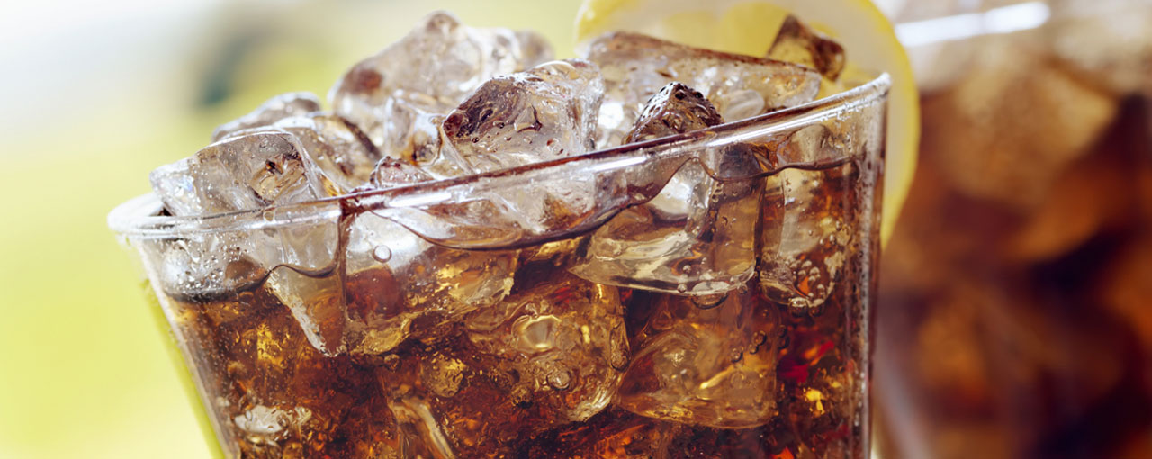 Glass of soda